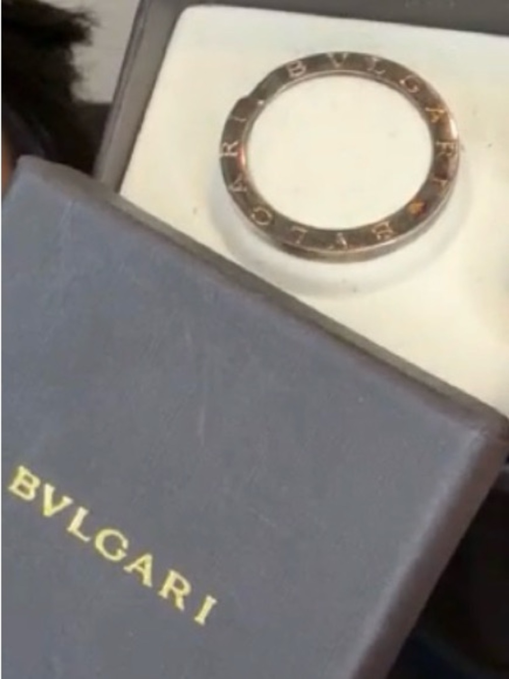 BVLGARI 925 Sterling Silver Key Ring or would make a nice statement necklace!